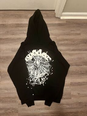 Black and Sp5der Hoodie